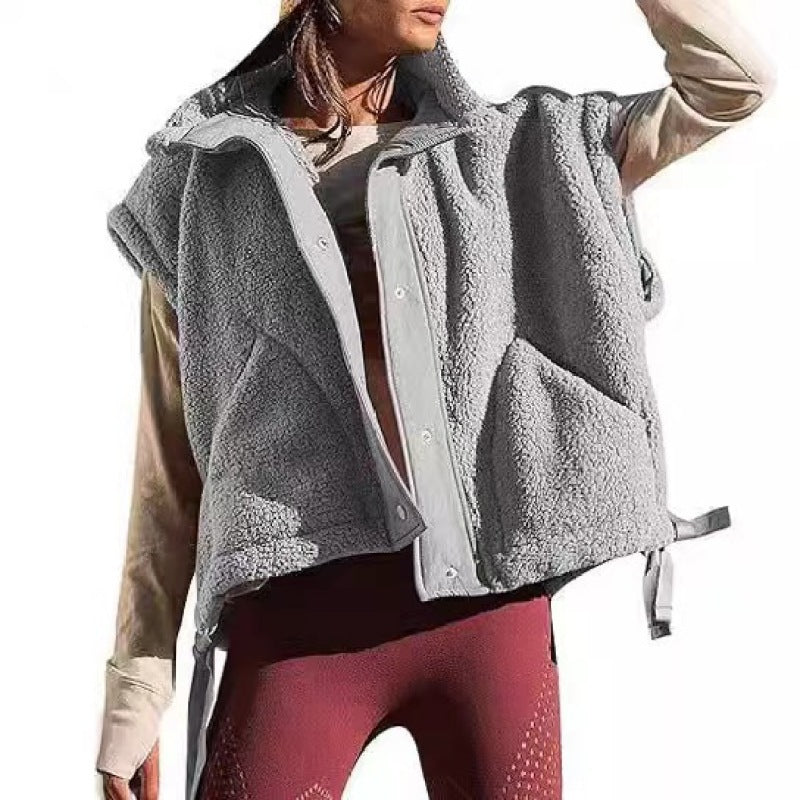 Ladies Chic Fashion Fleece Jacket