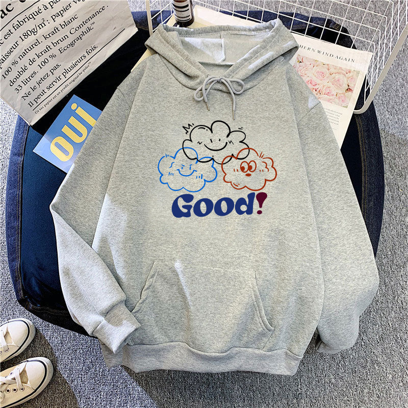 Women's hoodie with creative cartoon design and comfortable fit Chic & Stil