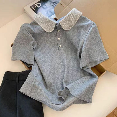 Polo femme avec col élégant Chic & Stil
