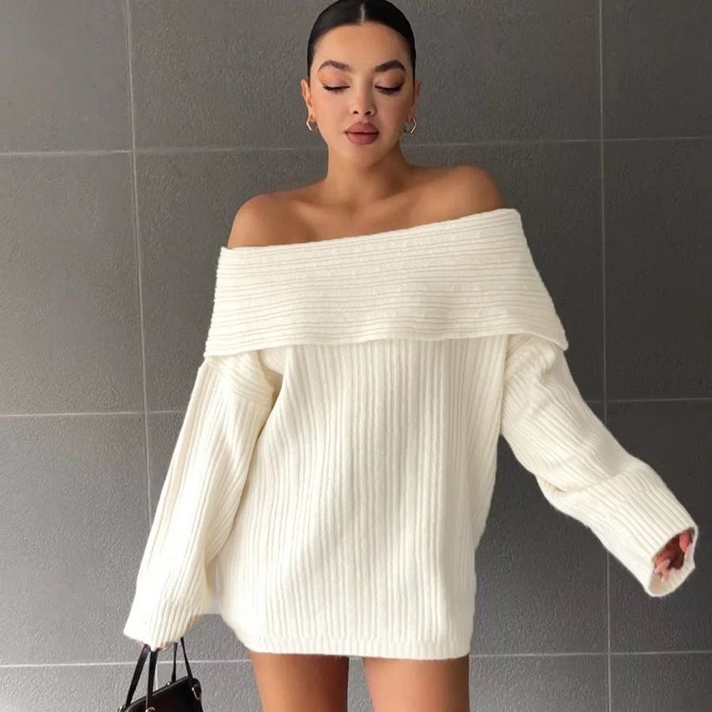 Women Oversized Knit Sweater Lune London