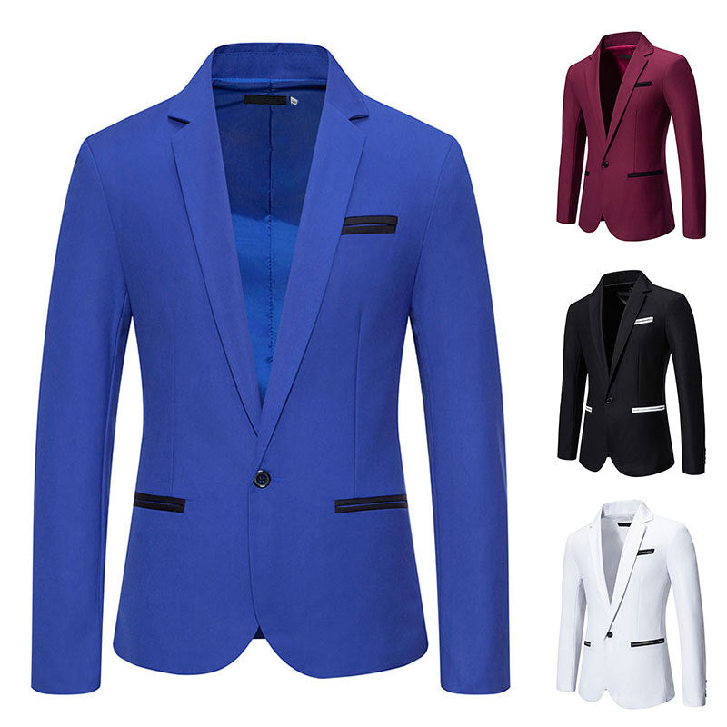 Elegant men's jacket with a modern cut and delicate Lune London accents