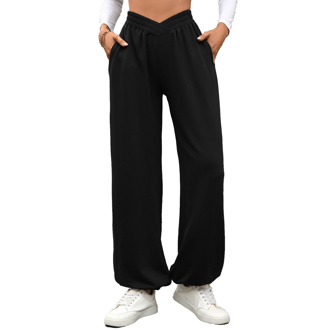 Comfortable Palazzo pants for women with elastic waist and side pockets Lune London