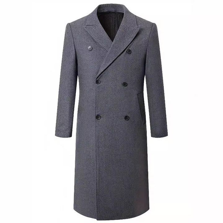 Elegant double-closure coat for men with traditional collar Lune London