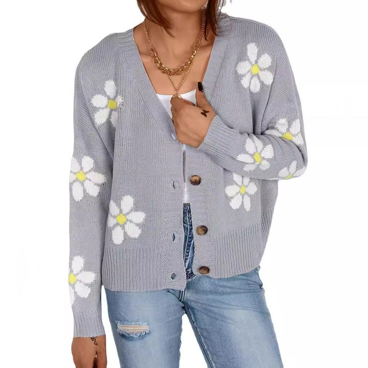 Gilet pour femmes avec appliqués floraux Chic & Stil