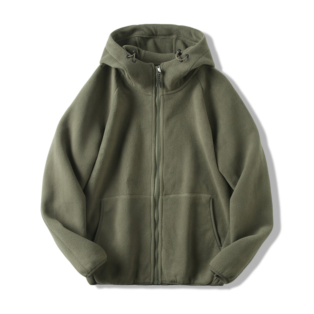 Veste en polaire pour femmes avec un design de capuche innovant et des poches pratiques Chic & Stil