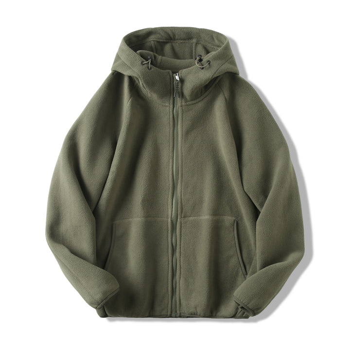 Veste en polaire pour femmes avec un design de capuche innovant et des poches pratiques Chic & Stil