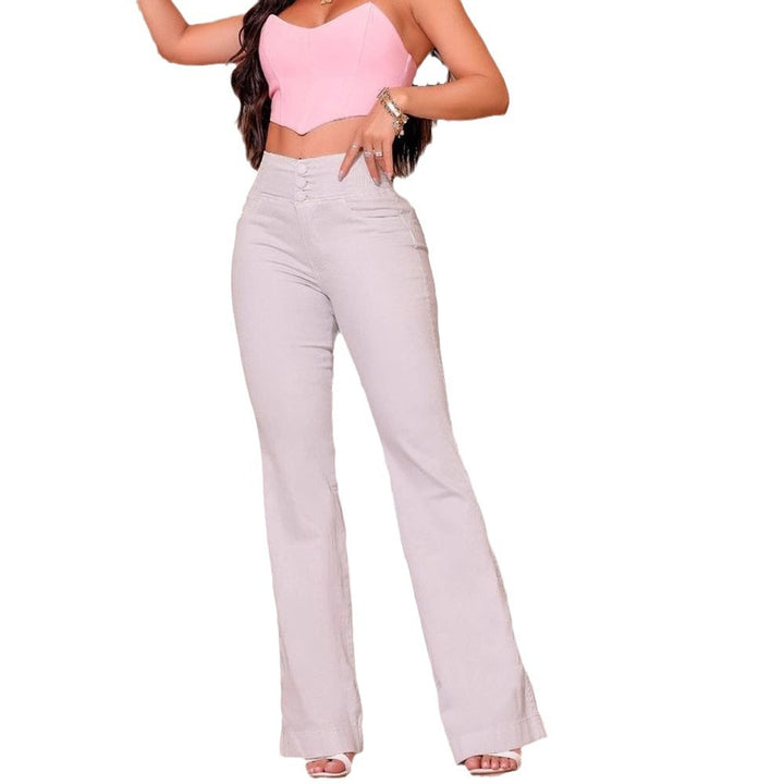 Jeans évasés taille haute pour femmes avec coupe élégante Chic & Stil