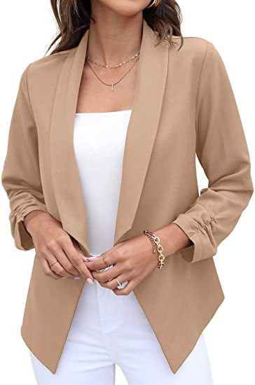 Lune London Casual Open Blazer for Women