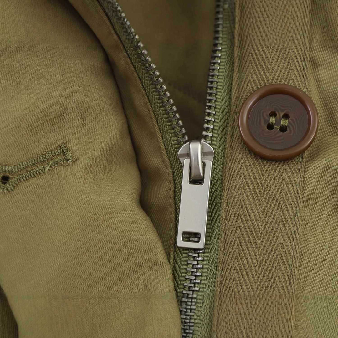 Women's transition jacket with high collar and practical pockets Lune London