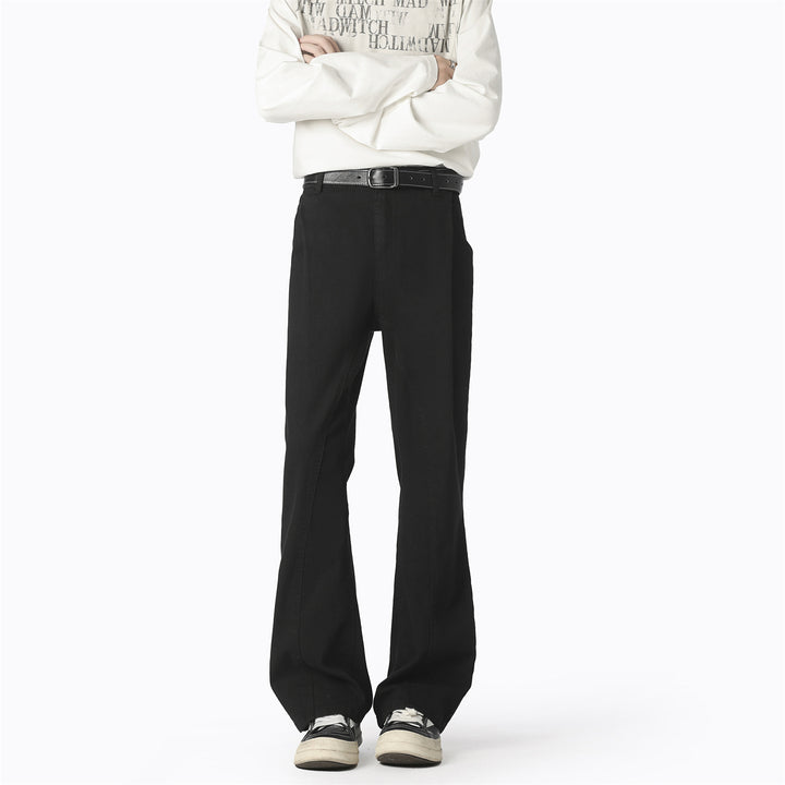 Casual wide pants for men with elastic waist and practical pockets Lune London