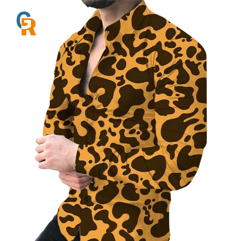 Shirt for men with a striking animal pattern Lune London