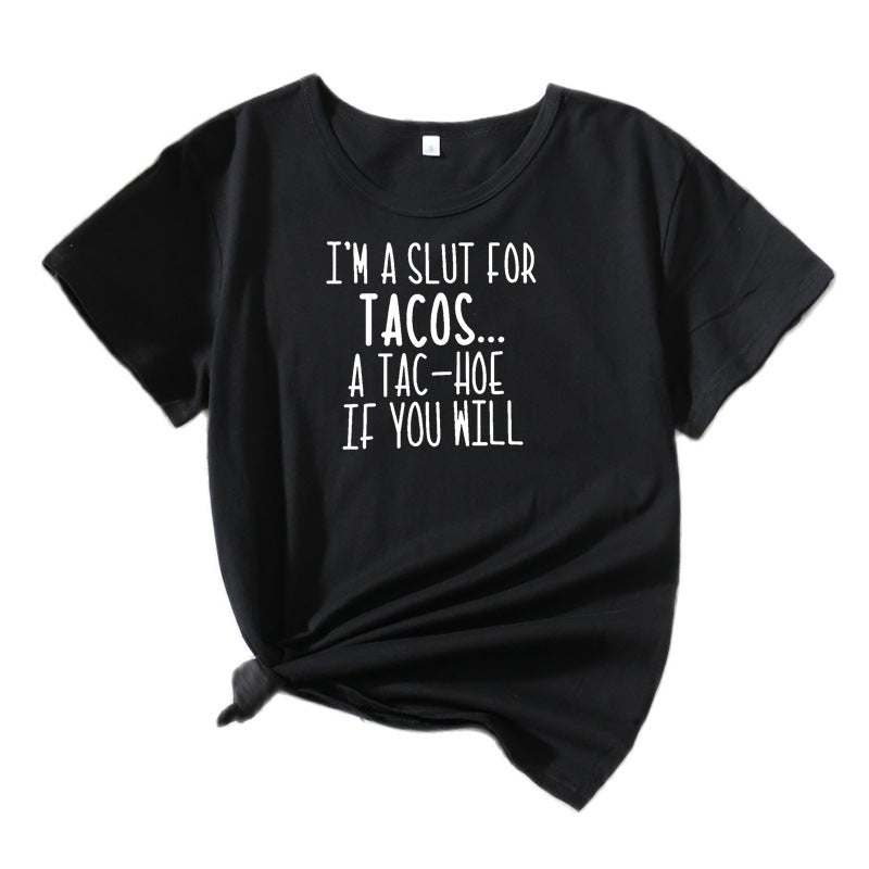 Women's Funny Foodie Humor T-Shirt Lune London