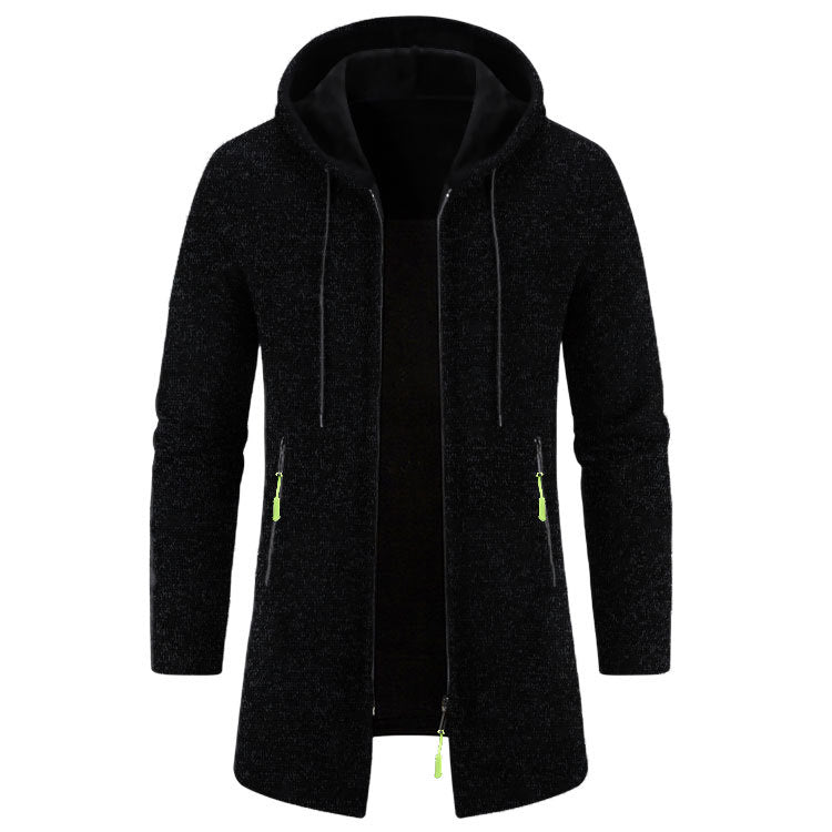Casual hooded jacket for men with ergonomic cut and practical zippered pockets Lune London