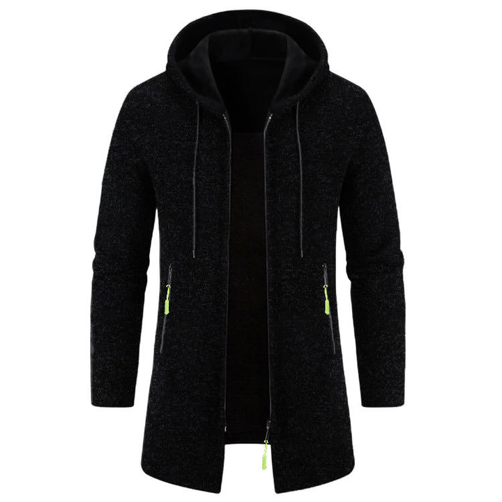Casual hooded jacket for men with ergonomic cut and practical zippered pockets Lune London