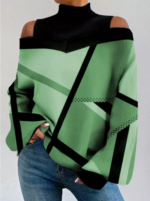 Oversized sweater for women with a trendy graphic design Lune London