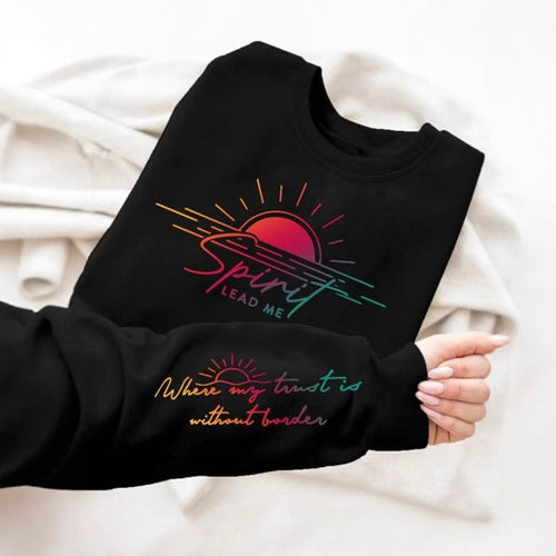 Sweatshirt pour femmes avec impression inspirante et tissu doux et fluide Chic & Stil