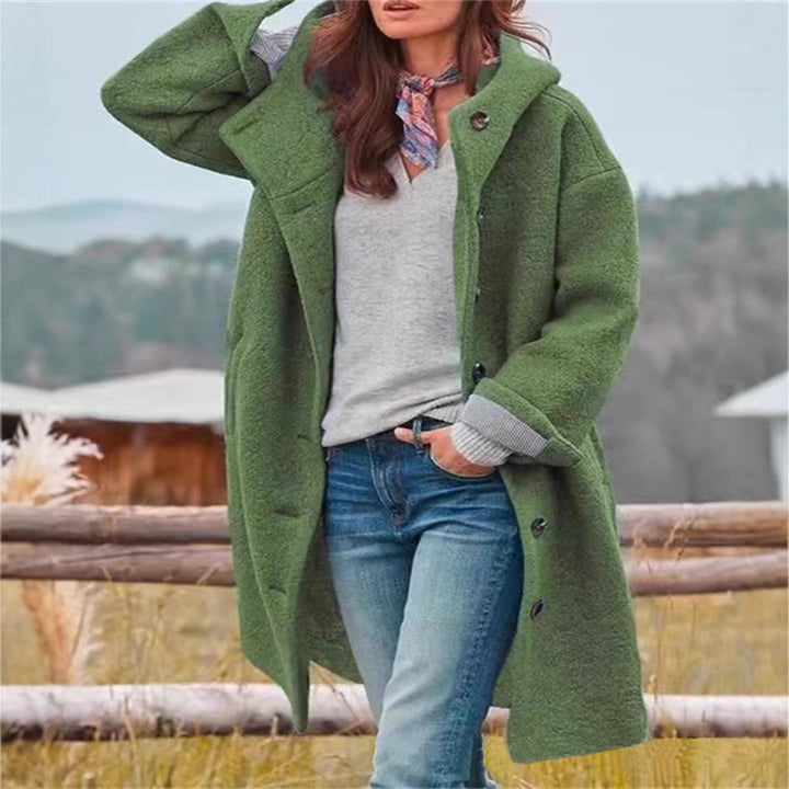 Ladies Oversized Chic Wool Coat