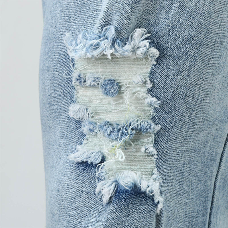 Men's Ripped Jeans In Modern Used-Look with Casual Fit Lune London