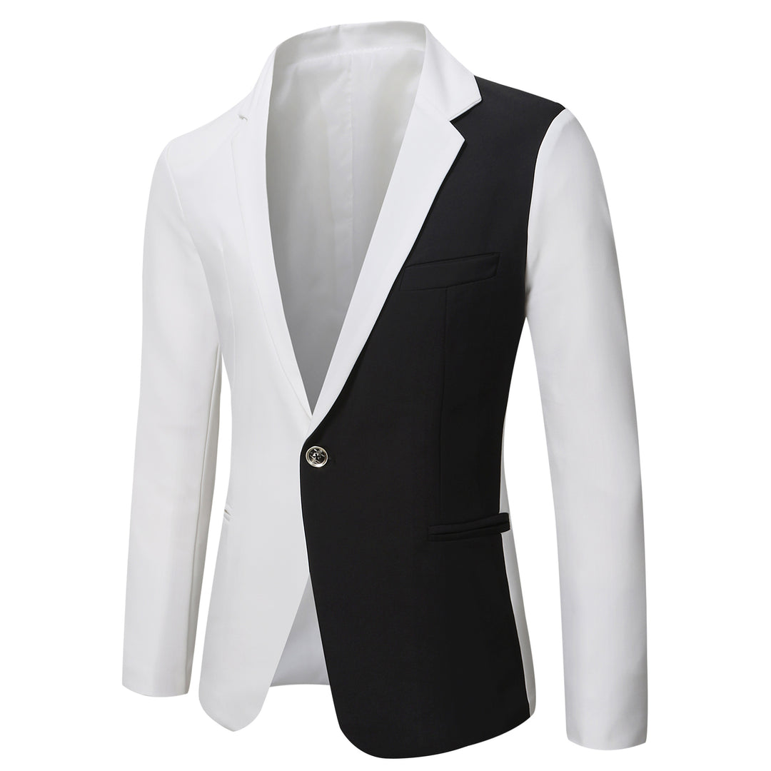 Chic blazer and trendy double-breasted style for men