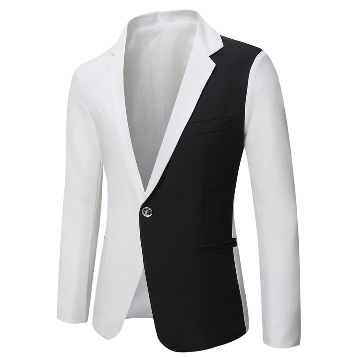 Chic blazer and trendy double-breasted style for men