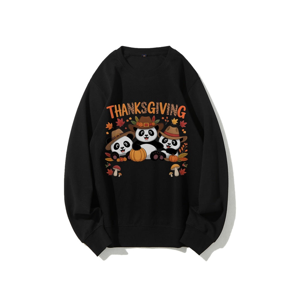 Sweat-shirt pour femmes avec design d'animal amusant et motif d'automne Chic & Stil