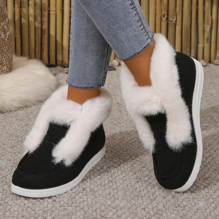 Leisure shoes for women with fleece lining, comfortable fit, and non-slip sole Lune London