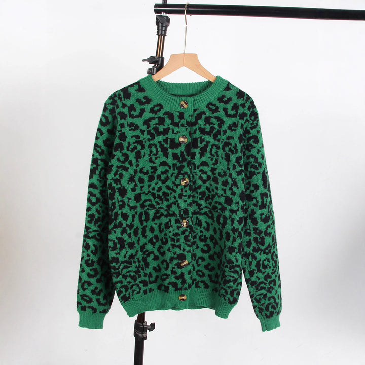 Women’s Casual Animal Prints Sweater Chic & Stil