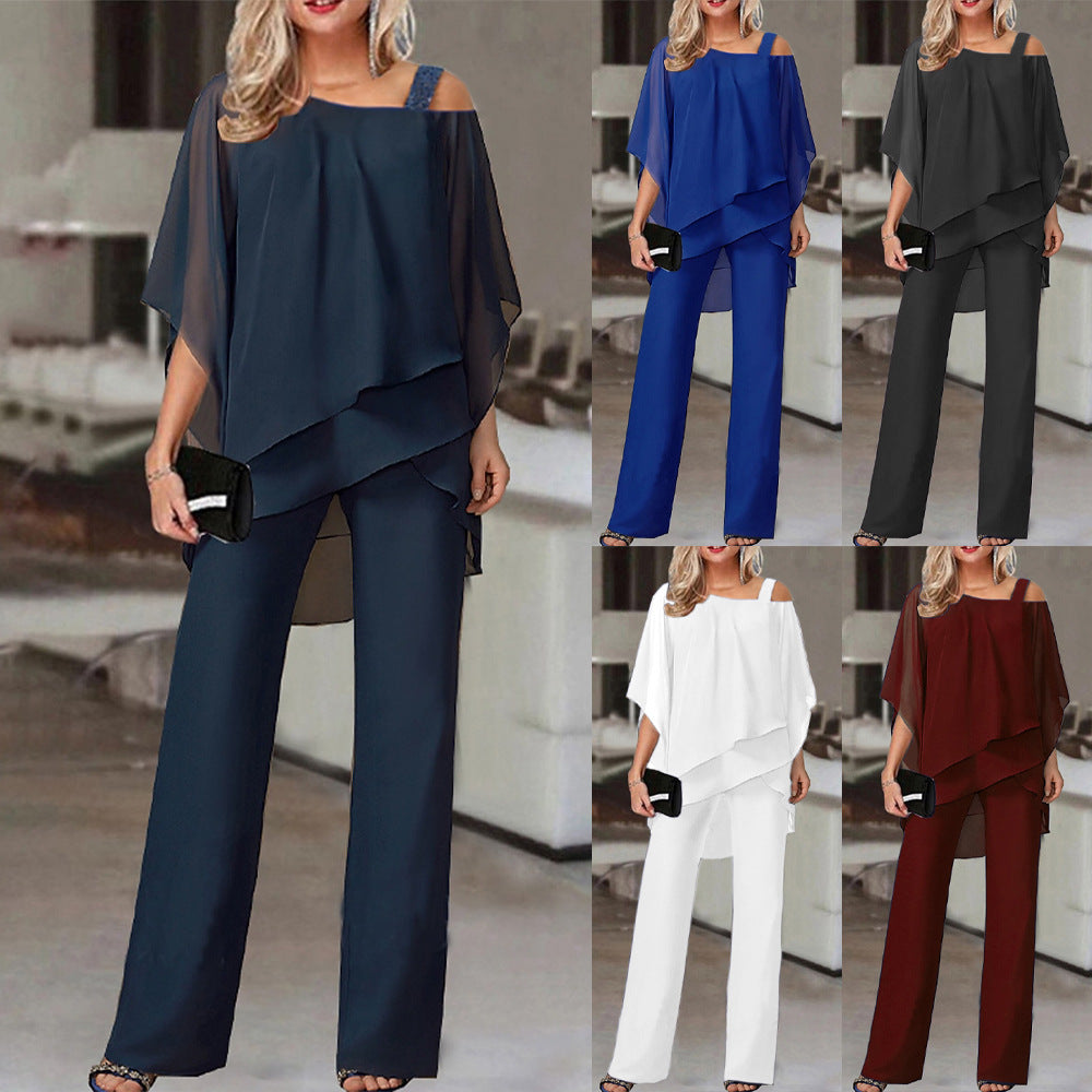 Ladies Chic and Elegant Ruffled Set