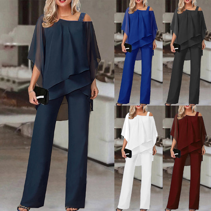 Ladies Chic and Elegant Ruffled Set