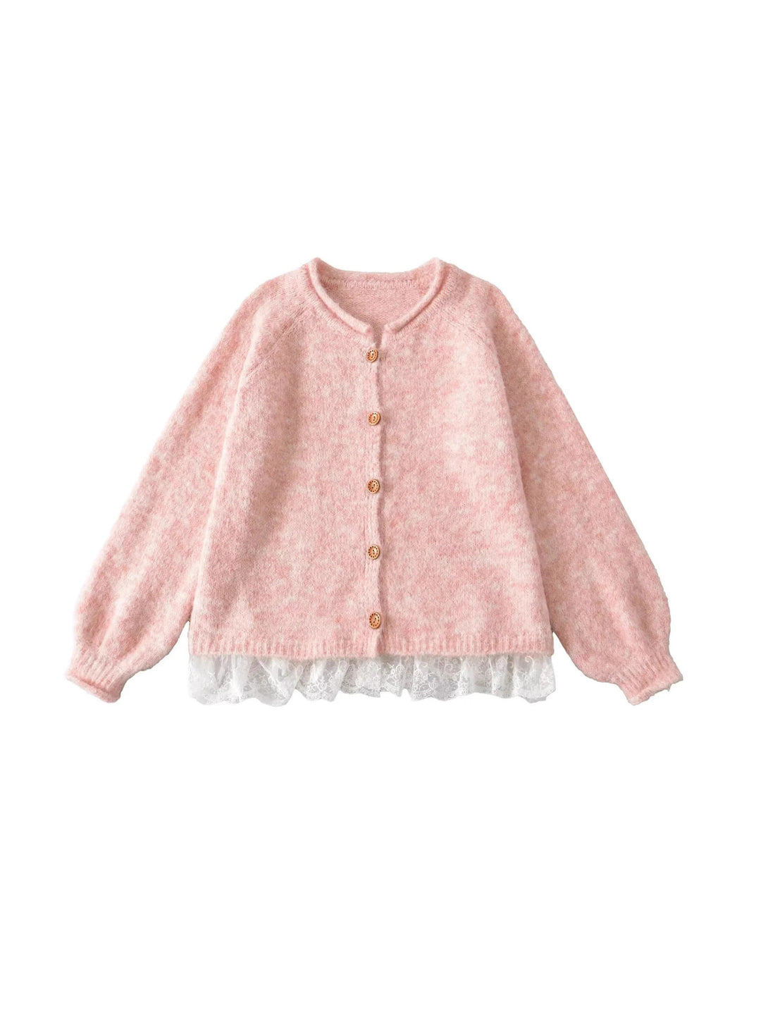 Ladies Elegant Knitted Vest with Lace and Chic Button Detail and Style