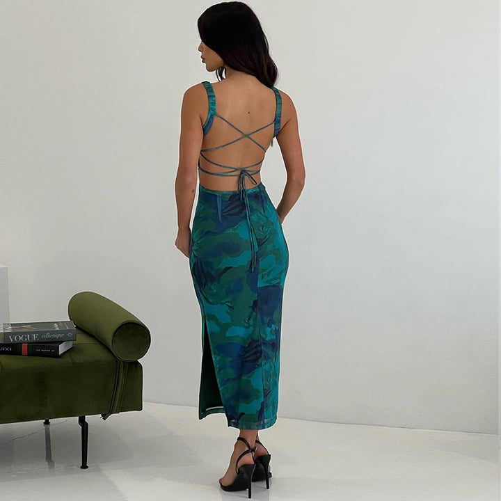 Women Elegant Midi Bodycon Dress Lune London