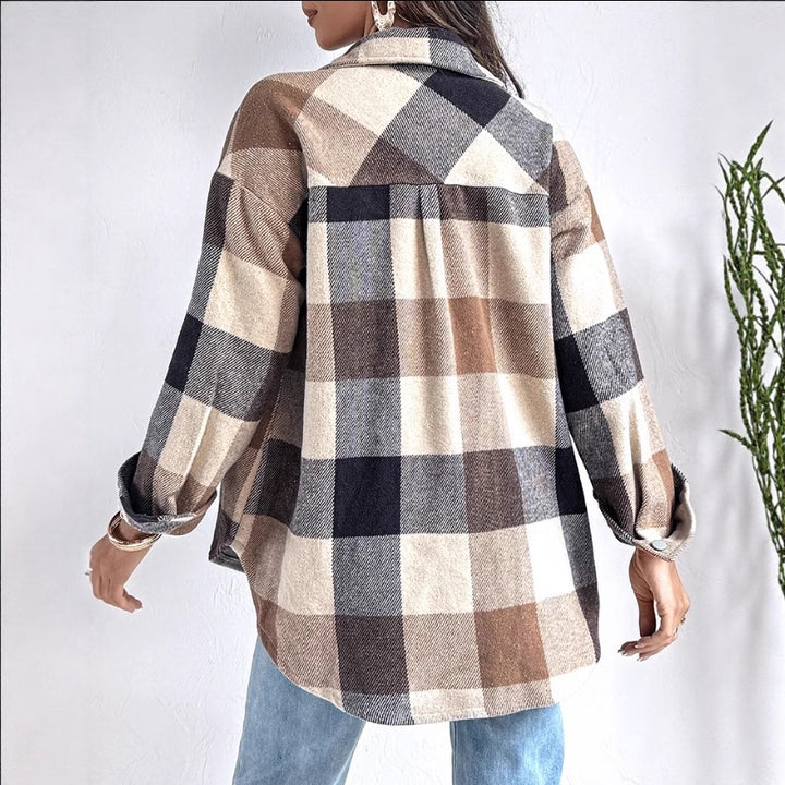 Lune London Checked Design Women's Transition Jacket