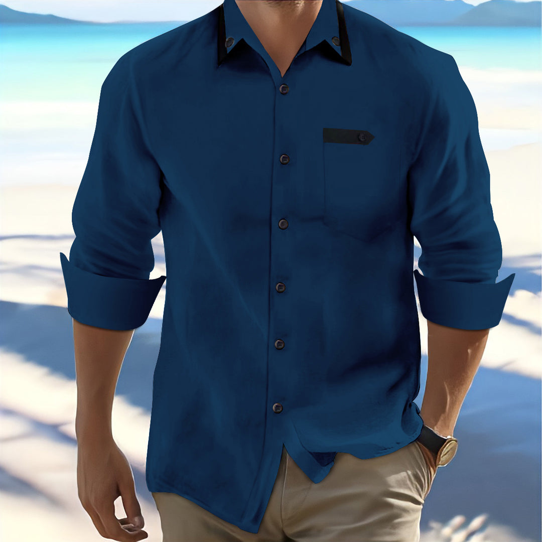 Men's Leisure Button-Up Shirt Lune London