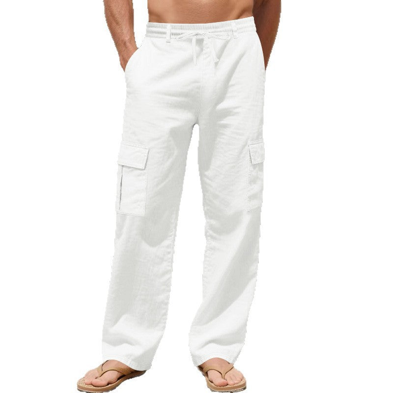 Men's cargo pants with elastic waistband and functional pockets Lune London