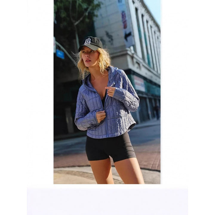 Ladies trendy short quilted jacket Lune London