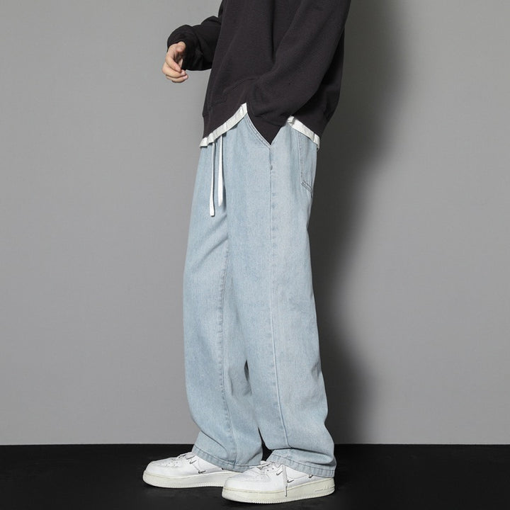Dames Pantalons en Denim Amples Lune London