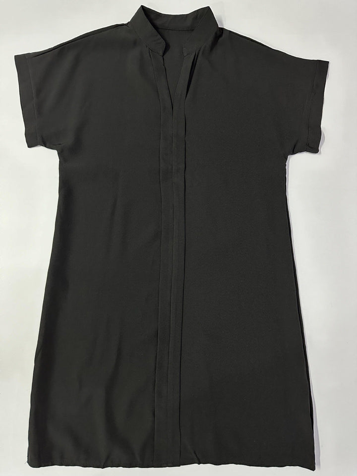 Women's Chic Short Sleeve Midi Tunic