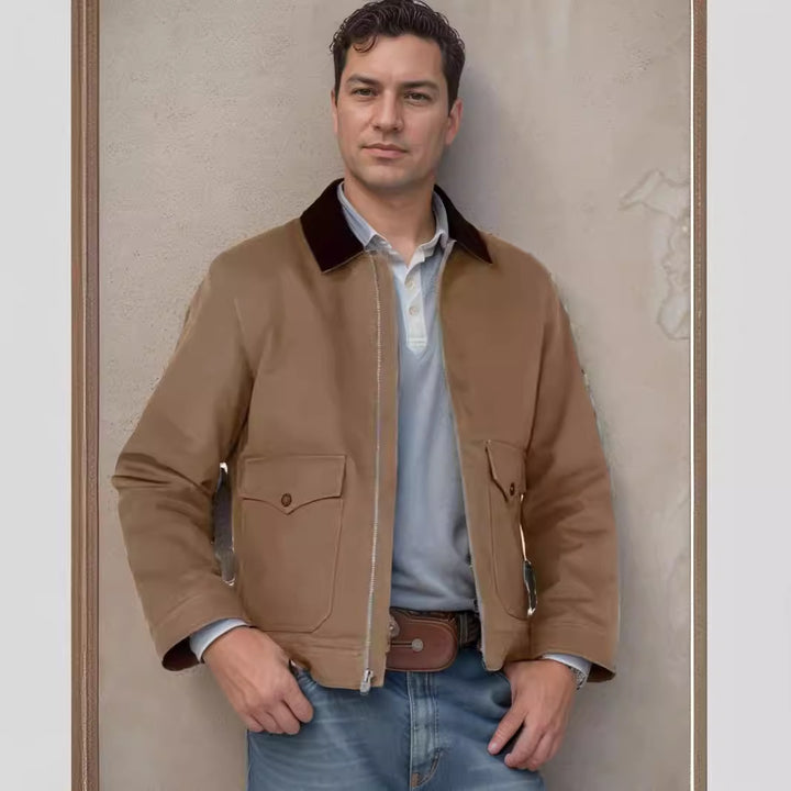 Casual utility jacket for men with practical pockets and robust design Lune London