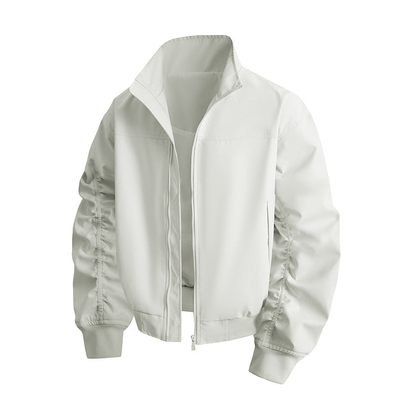 Ladies casual quilted jacket with elastic cuffs Lune London