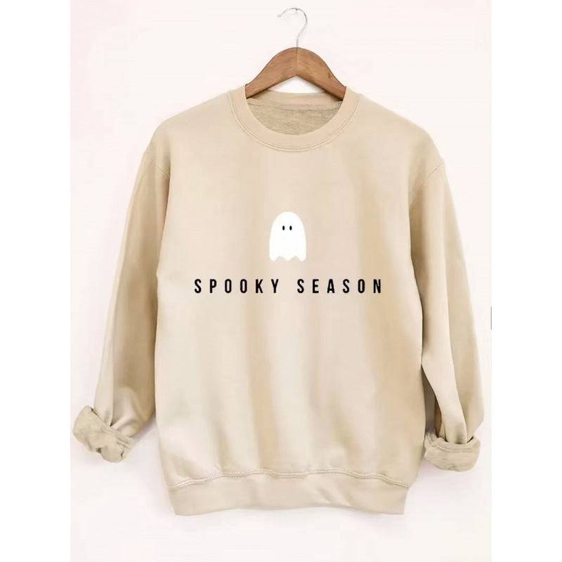 Women's sweatshirt with casual spooky design and soft inner fleece Lune London