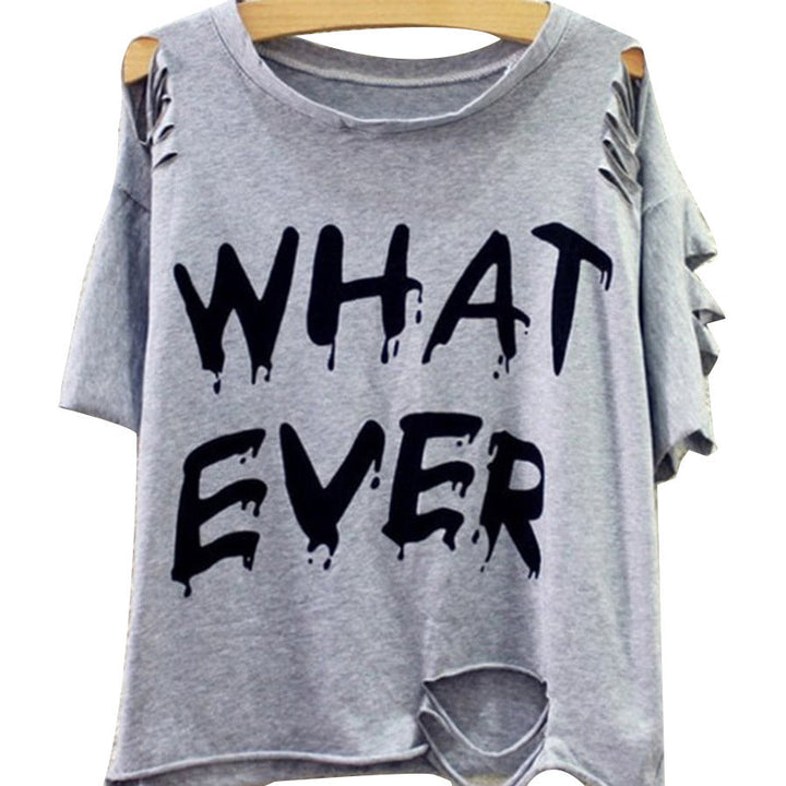 Women's Trendy Oversized T-Shirt with Refined Cut-Out Sleeves Lune London