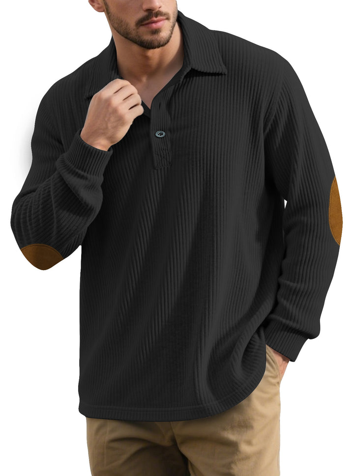 Men's Long Sleeve Polo Lune London
