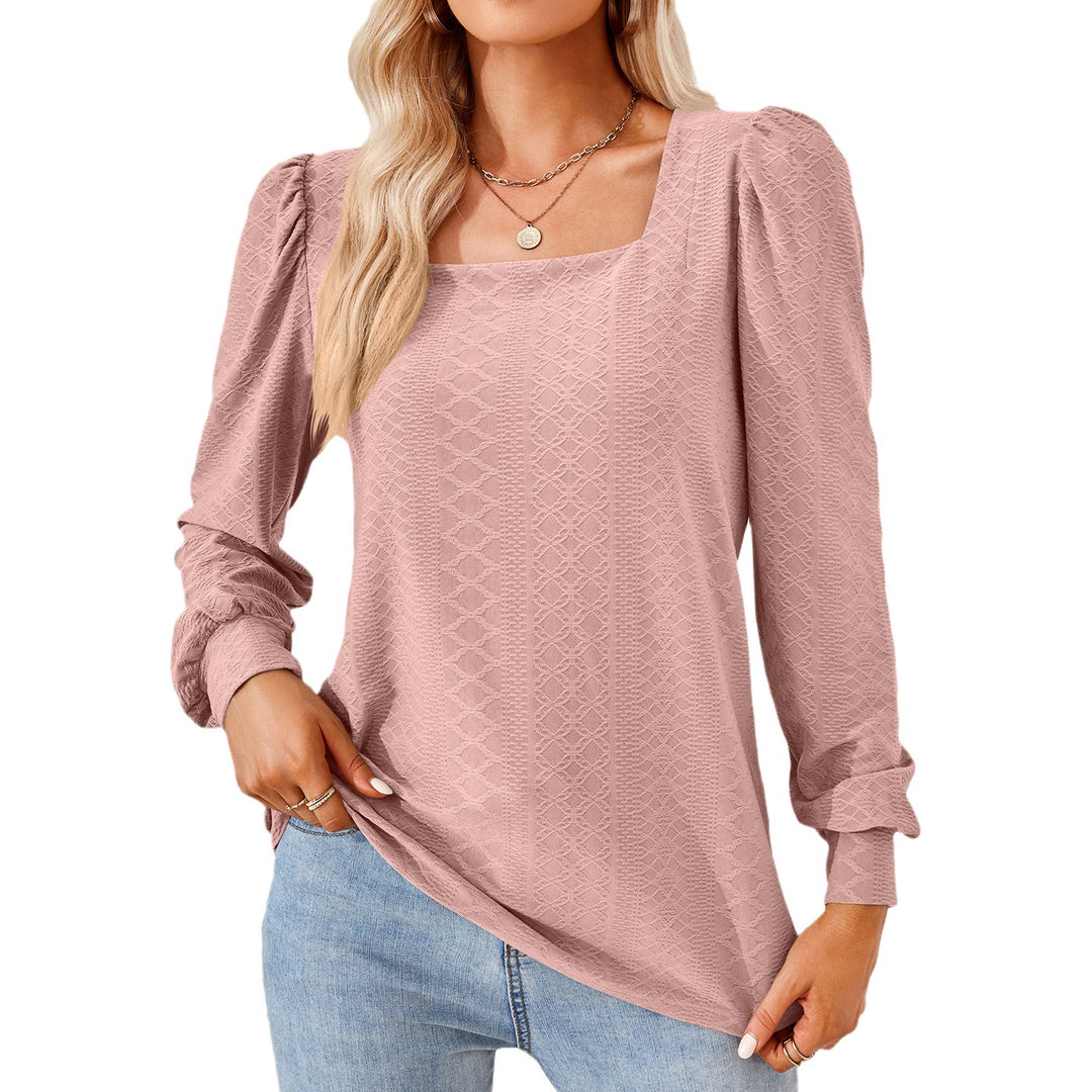 Ladies Light Blouse with Elegant Puff Sleeves and a Structured Design Lune London