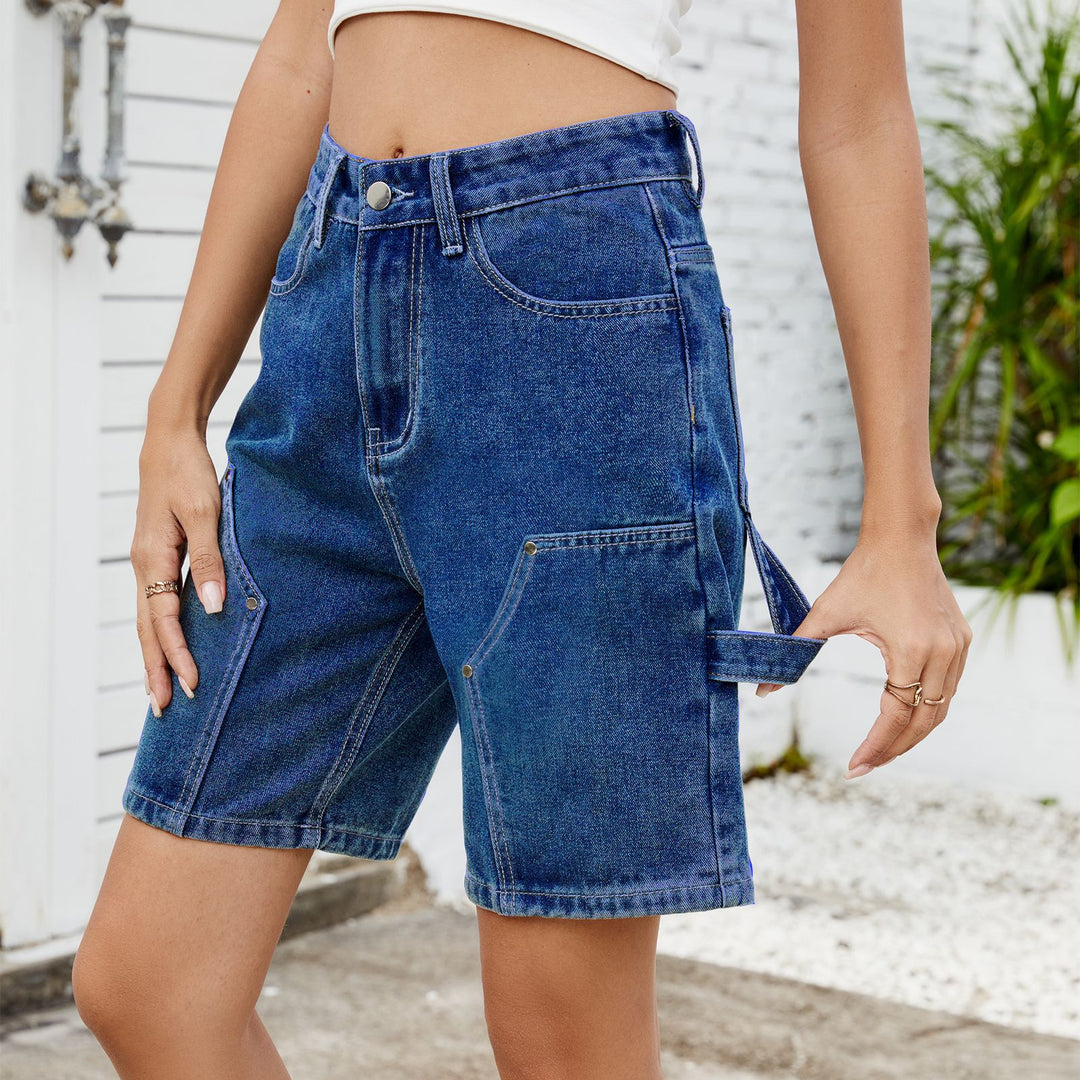 Lune London Utility Denim Shorts for Women