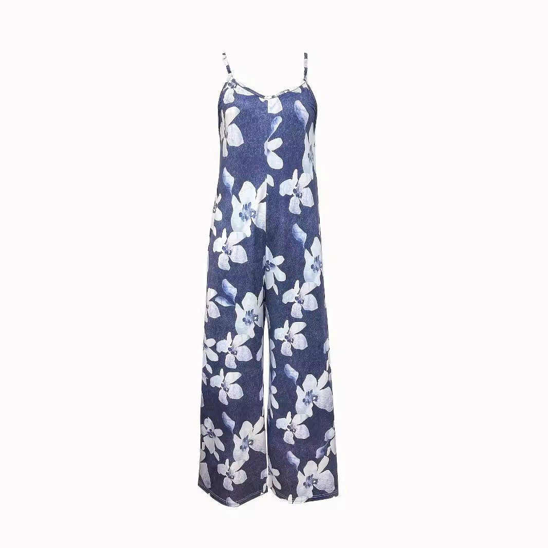 Ladies Airy Summer Overalls with Wide Legs and Practical Pockets Lune London