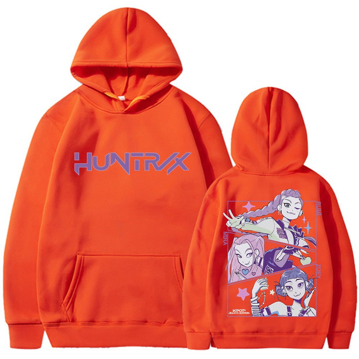 Women's hoodie with artistic anime print Chic & Stil