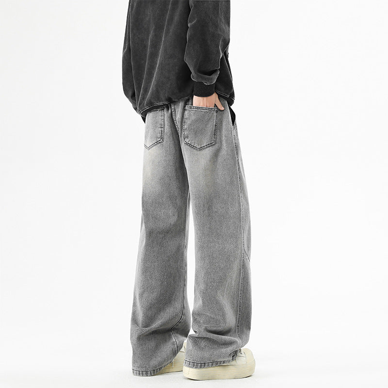 Wide high-waisted jeans for women with trendy details Lune London