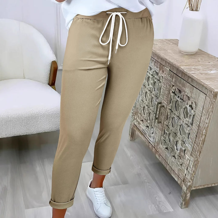 Lune London Women's Leisure Jogging Pants with Elastic Waistband