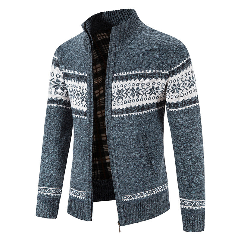 Men's knitted jacket with innovative design Lune London