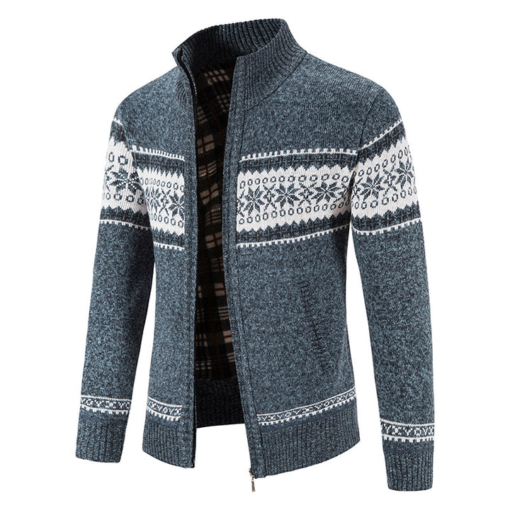 Men's knitted jacket with innovative design Lune London
